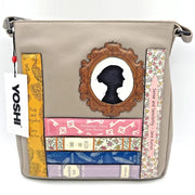 Yoshi Jane Austen Bookworm yb219 Warm Grey Cross Body Bag Book product image
