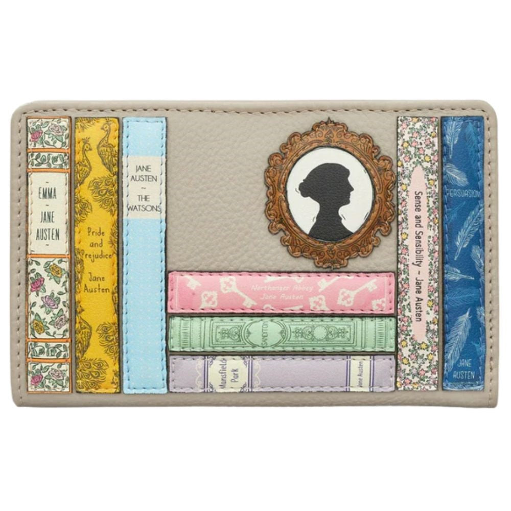 Yoshi Bookworm Cookbook Navy Leather Oxford Purse