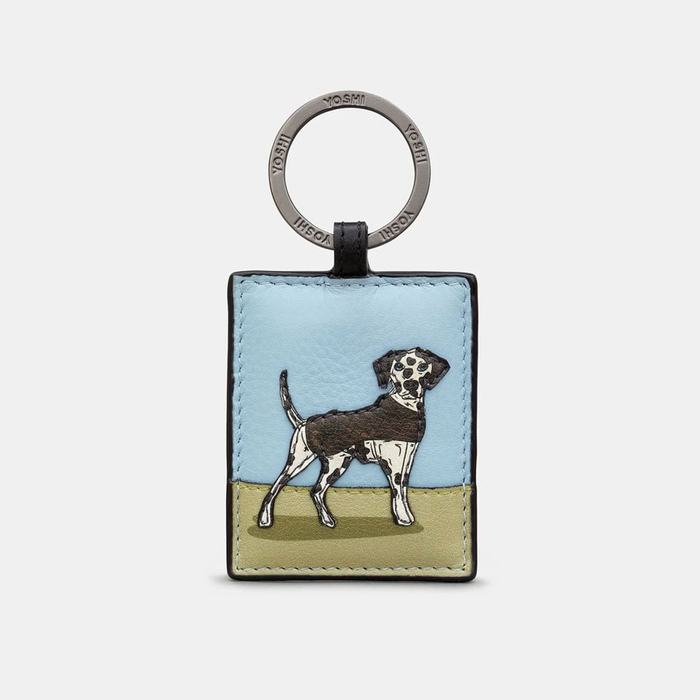 Yoshi Dalmatian Dog Walk Keyring