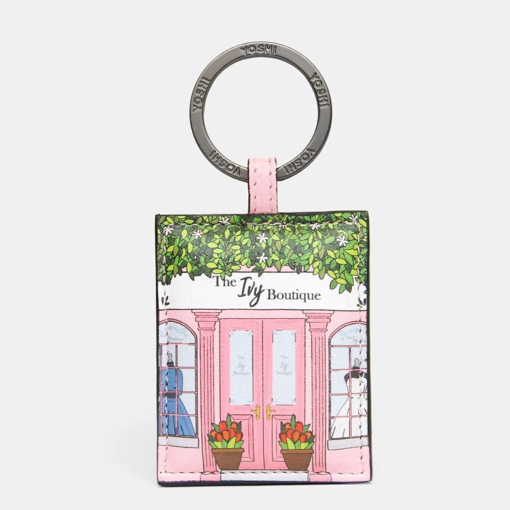 Yoshi Pink Ivy Boutique Keyring
