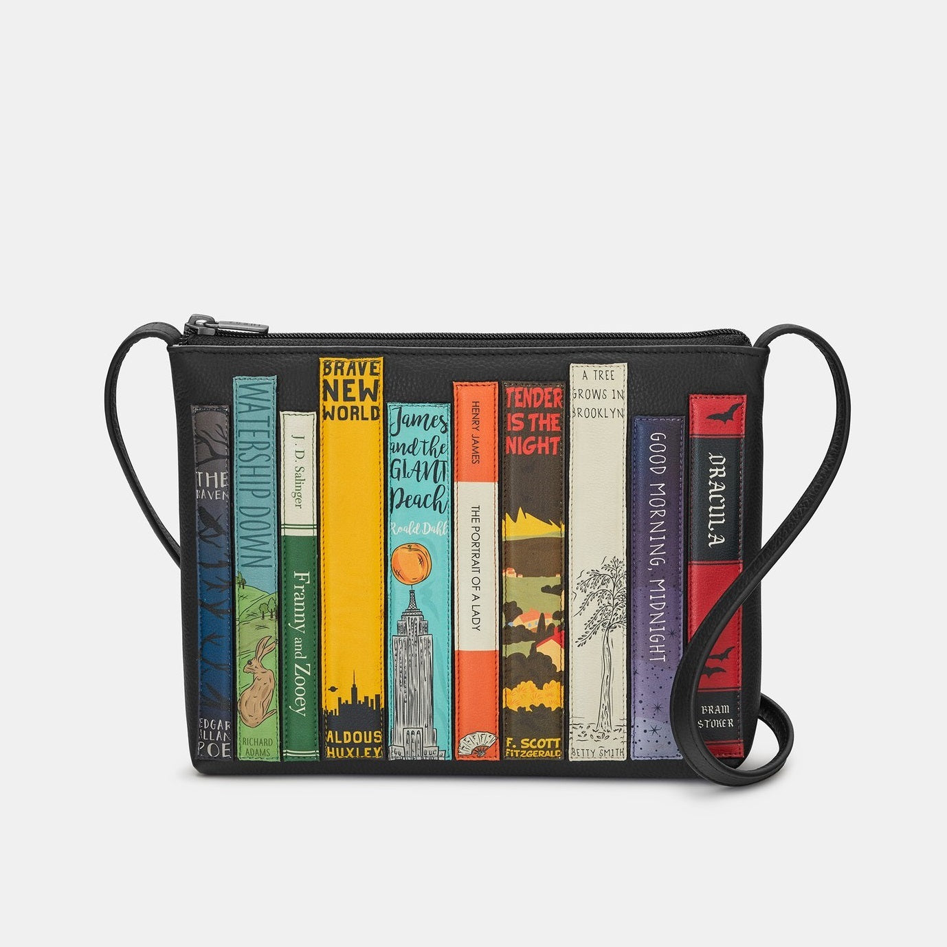 Yoshi Bookworm Black Leather Cross Body Bag Book product image