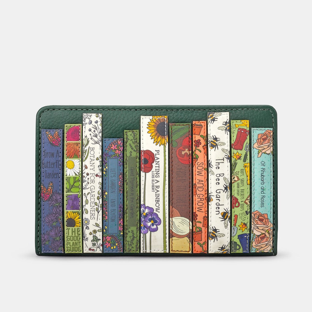 Yoshi Green Fingers Bookworm Library Zip Around Leather Purse product image