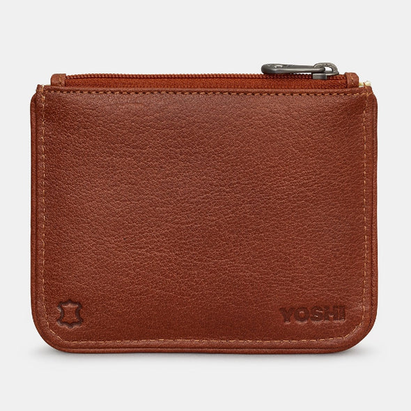 Yoshi Herd of Horses Zip Top Leather Purse