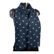 York Scarves Cotton Dog Print Scarf product image with Dog