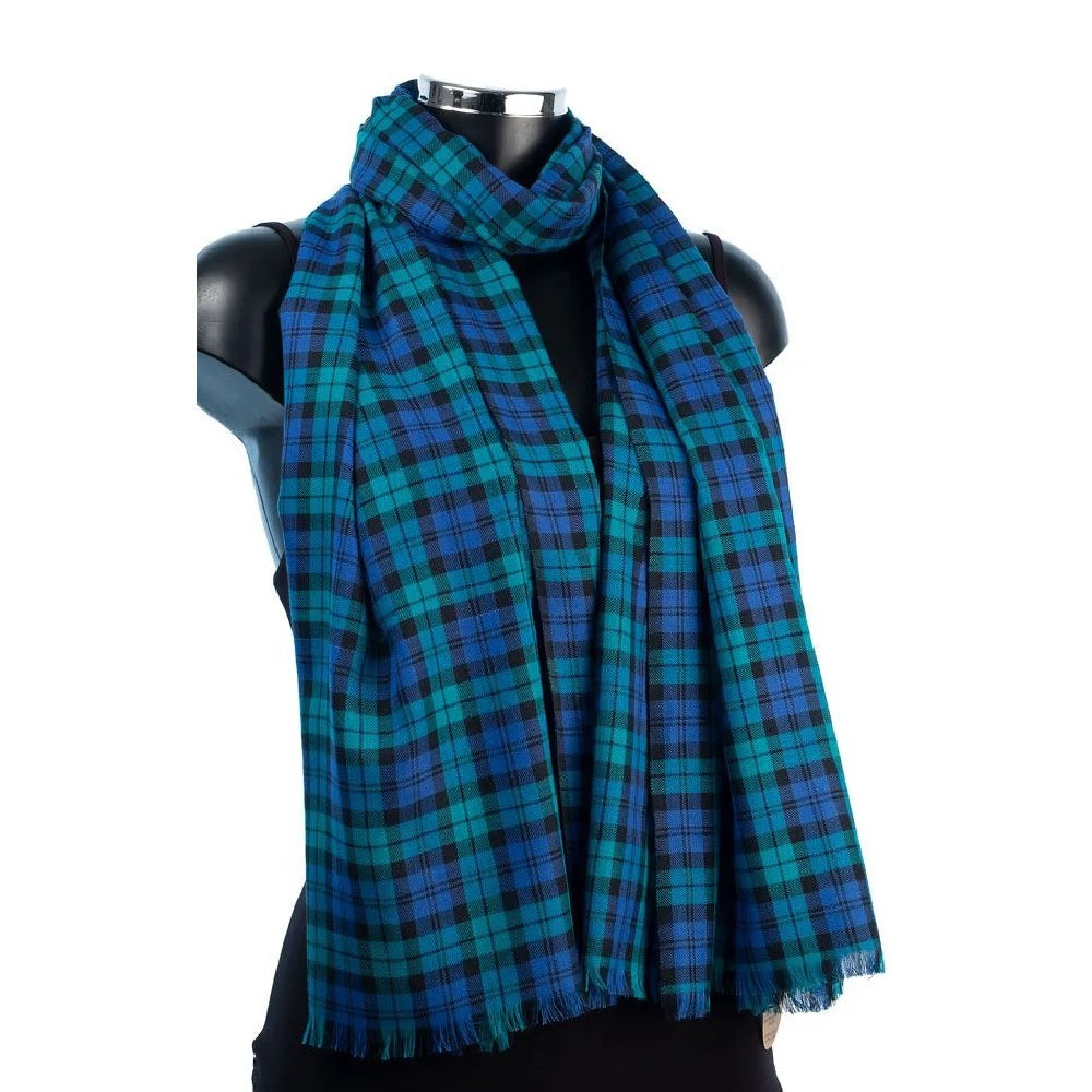 York Scarves Tartan Scarf Black Watch Tartan Scarf product image with Tartan