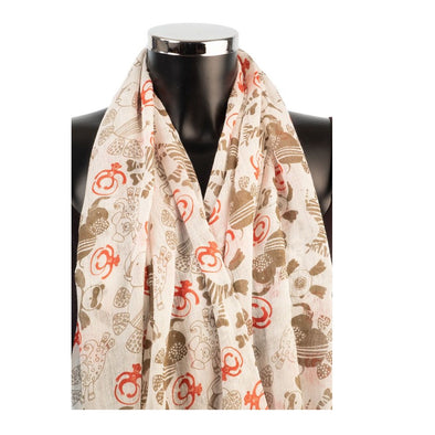 York Scarves Cotton Monkey Print Scarf