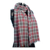 York Scarves Tartan Scarf Yorkshire Grey Tartan Scarf